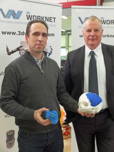 Sander Smit (links) en Henk Anema: 3D printen van duizenden eindproducten per maand.
