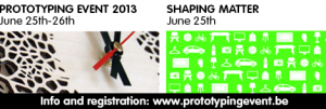 Shaping Matters is een expositie tijdens het tweedaagse Prototyping Event in Kortrijk. 