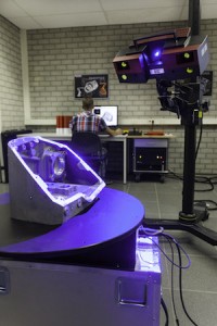 De 3D laserscanner die onlangs in gebruik is genomen zorgt voor kortere doorlooptijden. (Foto: Eurotech Group)